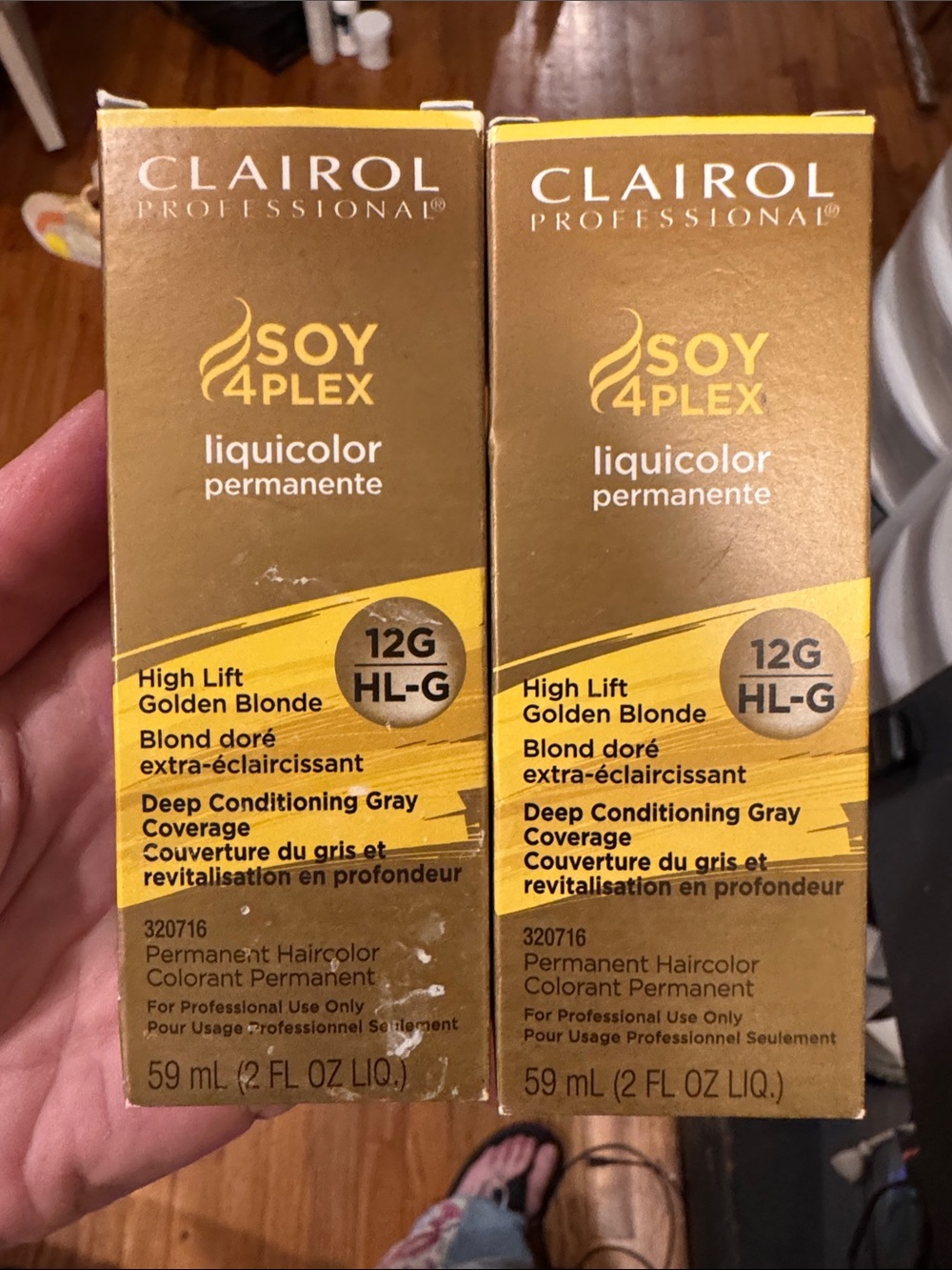 Clairol Professionals Soy4Plex LiquiColor Permanente 12G HL-G lift Golden Blonde